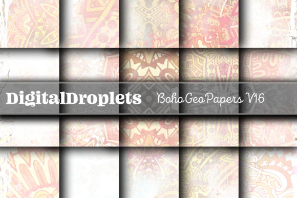 Boho Geo Papers Vol. 16: A Designer's Guide to This Collection