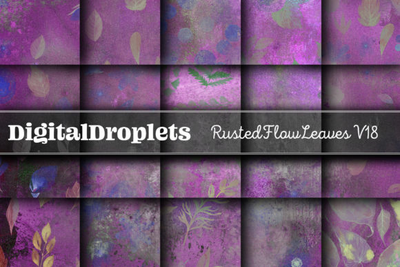 Embrace Organic Texture: The Rusted Flow Leaves Vol. 18 Collection