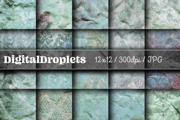 Golden Damask Dust Vol. 12: Vintage Elegance for Modern Projects