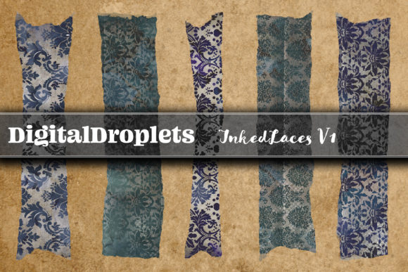 Inked Laces Vol. 1: 180 Washi Tapes for Digital Crafting
