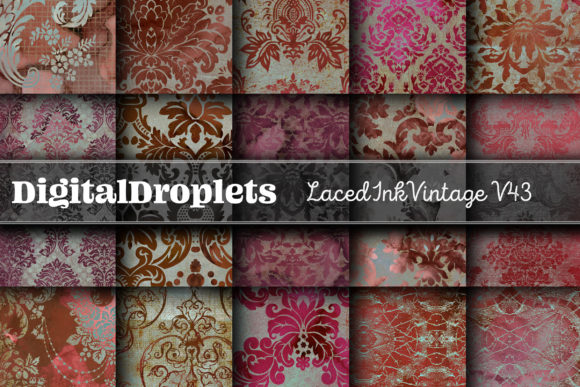 Laced Ink Vintage Vol. 43: Rich Textures for Authentic Design