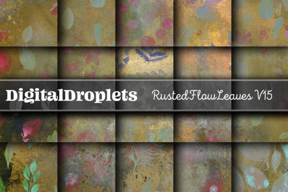 Rusted Flow Leaves Vol. 15 | Collection: Authentic Texture for Modern Design