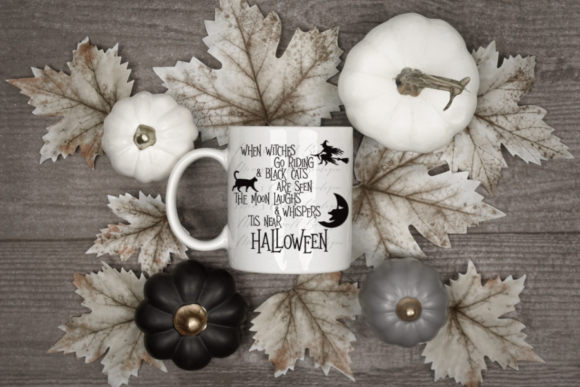 Witches Riding Black Cats: A Halloween Font for Crafters